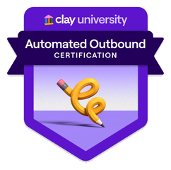 Clay Automated Outbound Certification